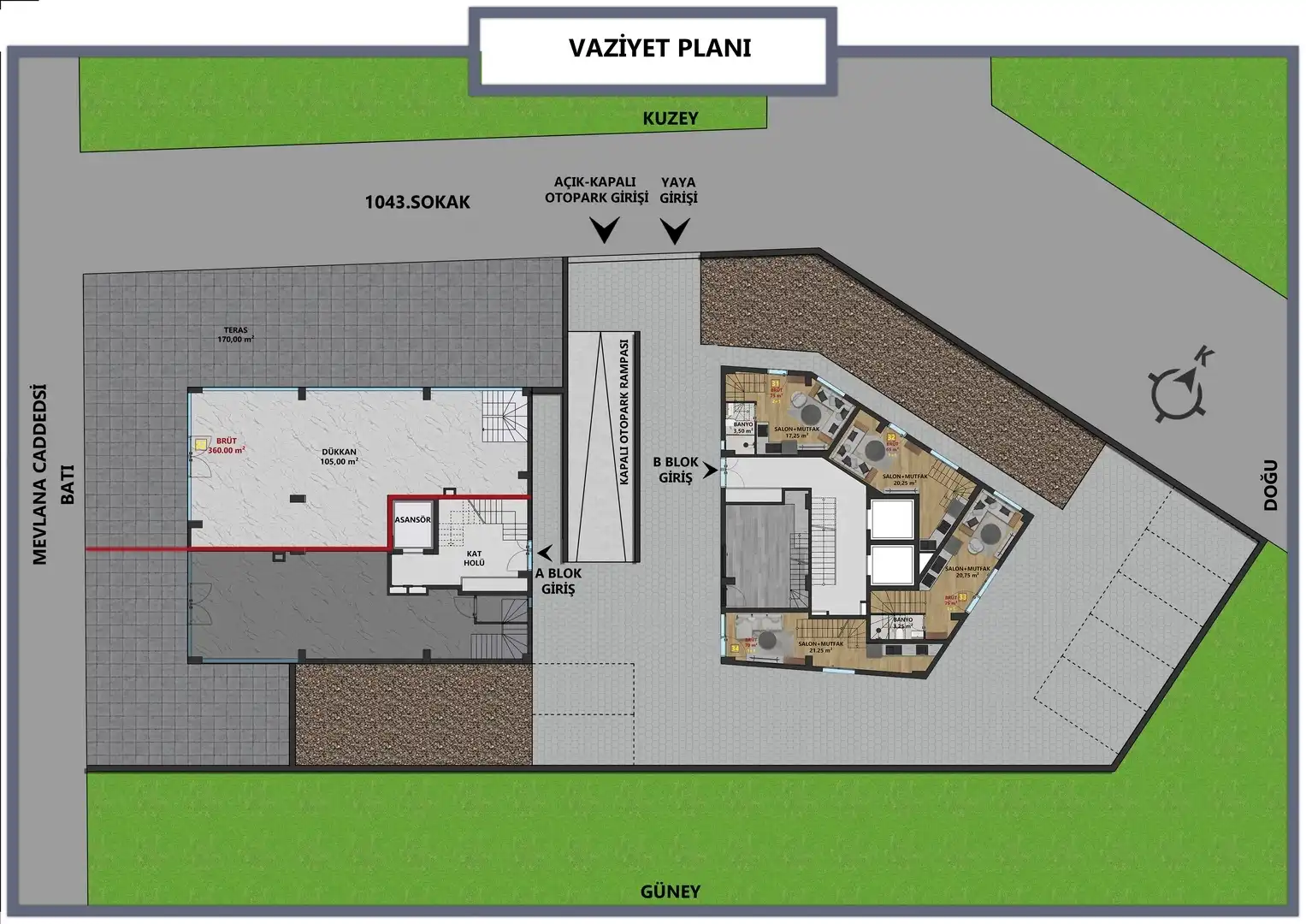 Изображение Квартиры 1+1 и 2+1 в новом проекте в самом центре Анталии
